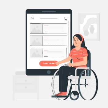 Equal access of app to differently-abled people necessitates accessi