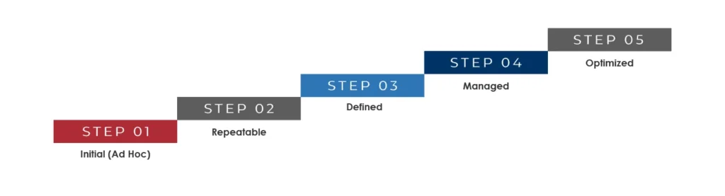 Stages of a Data Maturity Model 